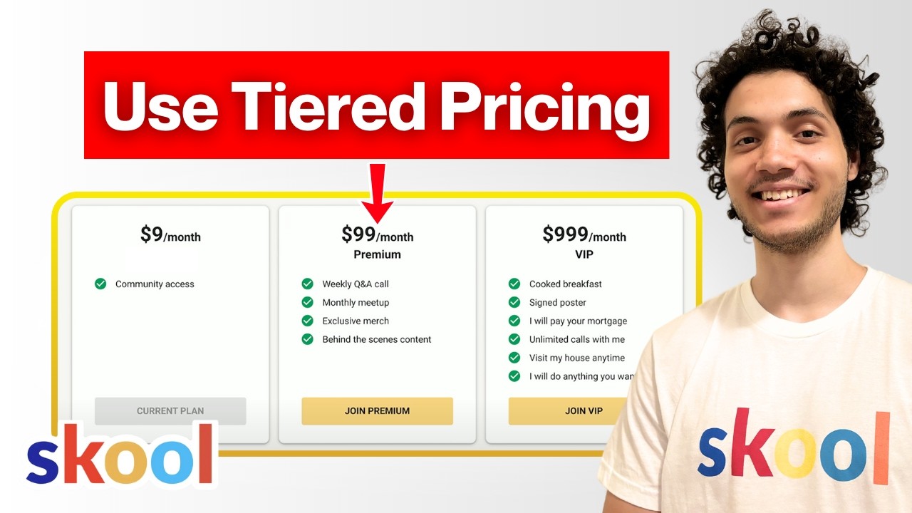 How to 5x Revenue and Increase Engagement on Skool (Freemium/Premium Tier Pricing Models Explained)