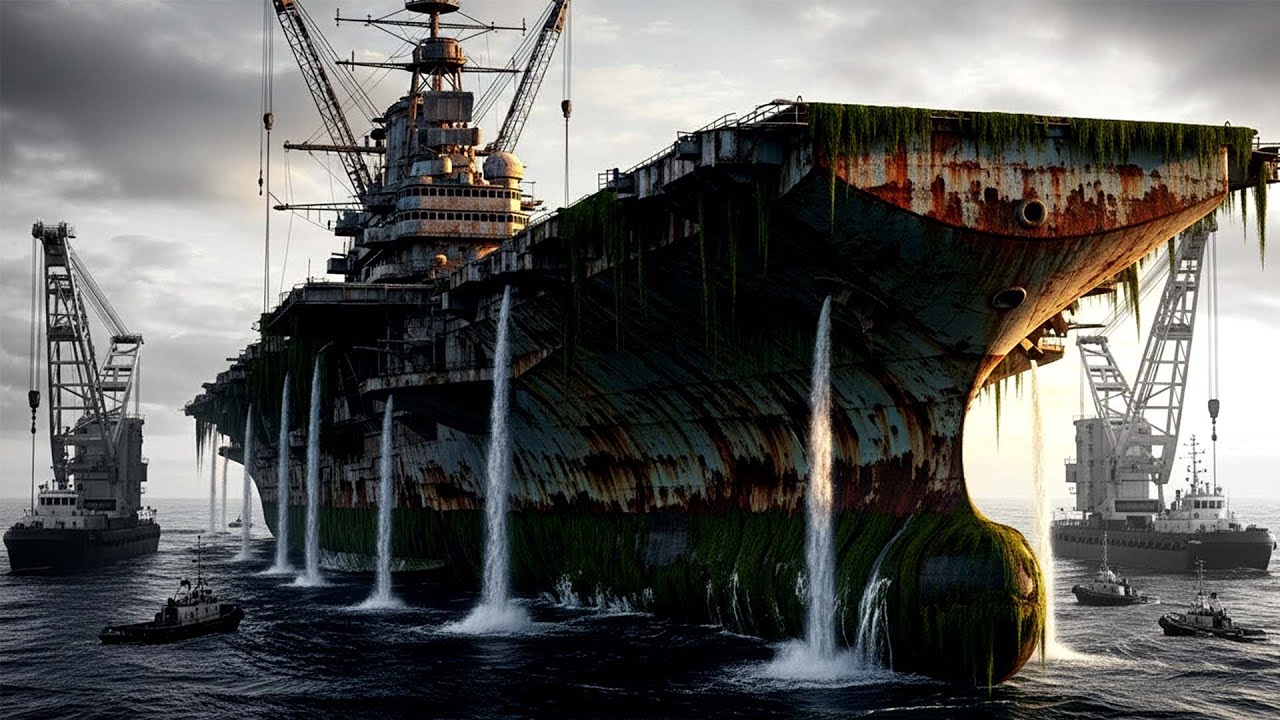 Salvaging & Restoring a $4 Billion Aircraft Carrier Abandoned in the Atlantic
