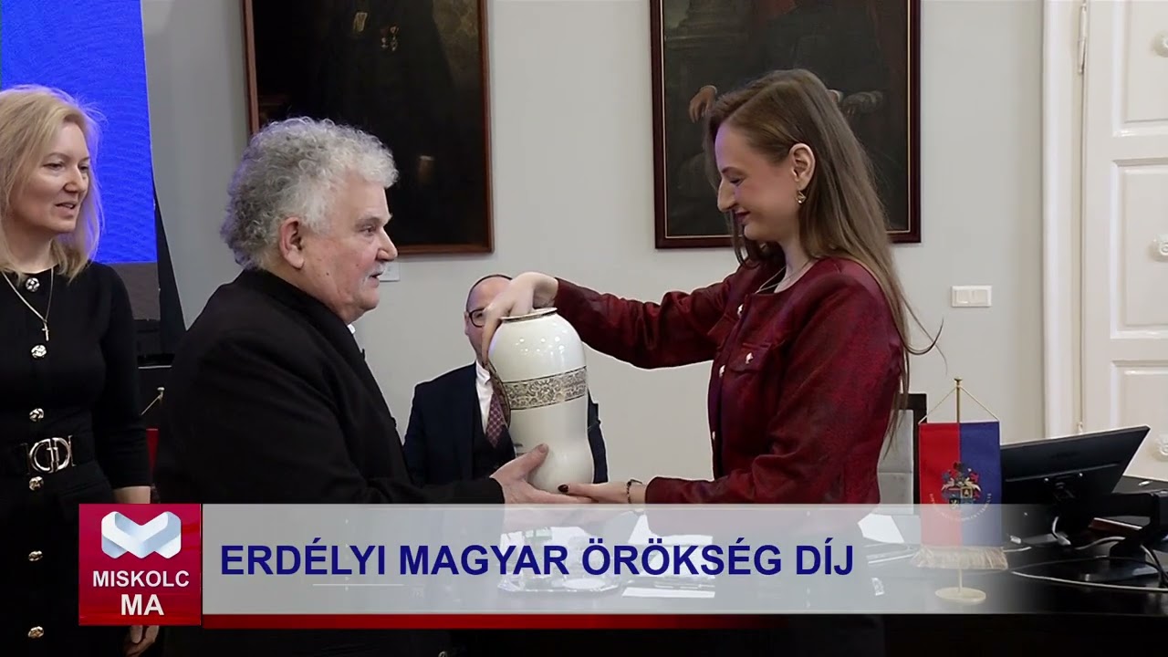 Miskolc Ma 2026. 02. 05.: Erdélyi Magyar Örökség Díjat kapott Szondy Sándor fafaragó-népi iparművész