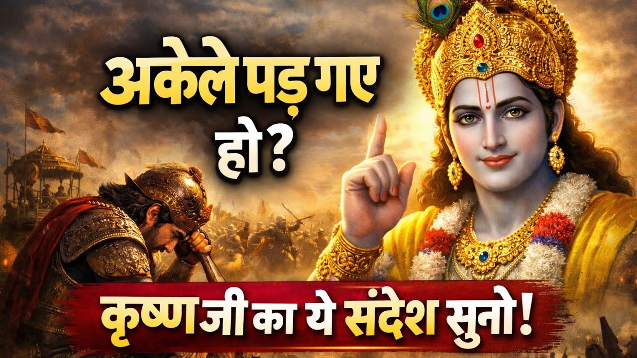 जब सब साथ छोड़ दें… तब श्रीकृष्ण क्या कहते हैं? | गीता का गुप्त रहस्य