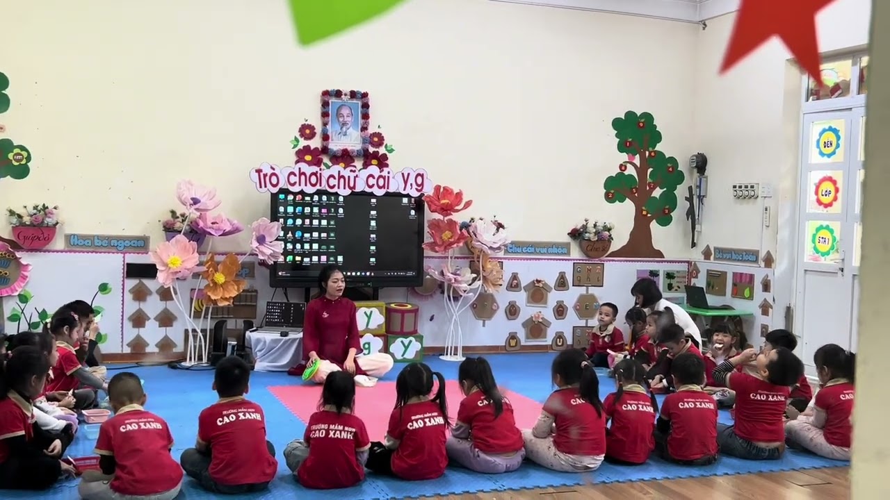GVG: Trò chơi chữ cái g,y (cô sử dụng công nghệ số AI, thiết bị số cho trẻ)