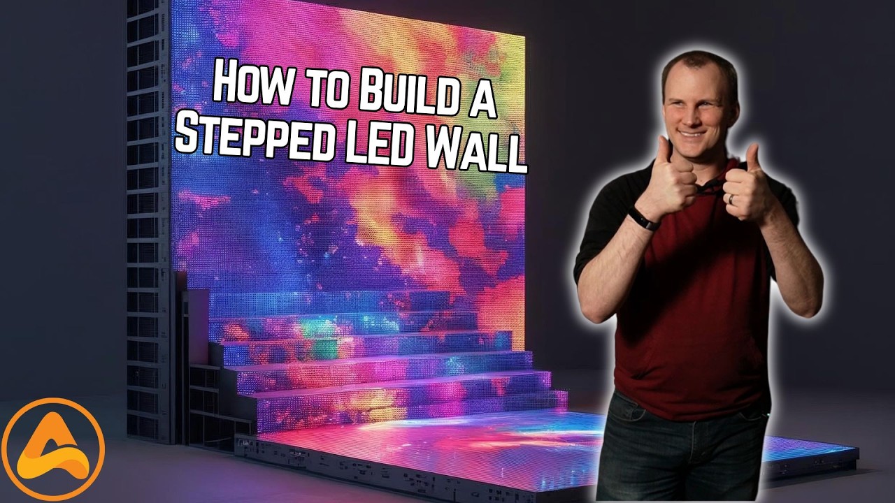 How to Build a Stepped LED Wall and Map It!