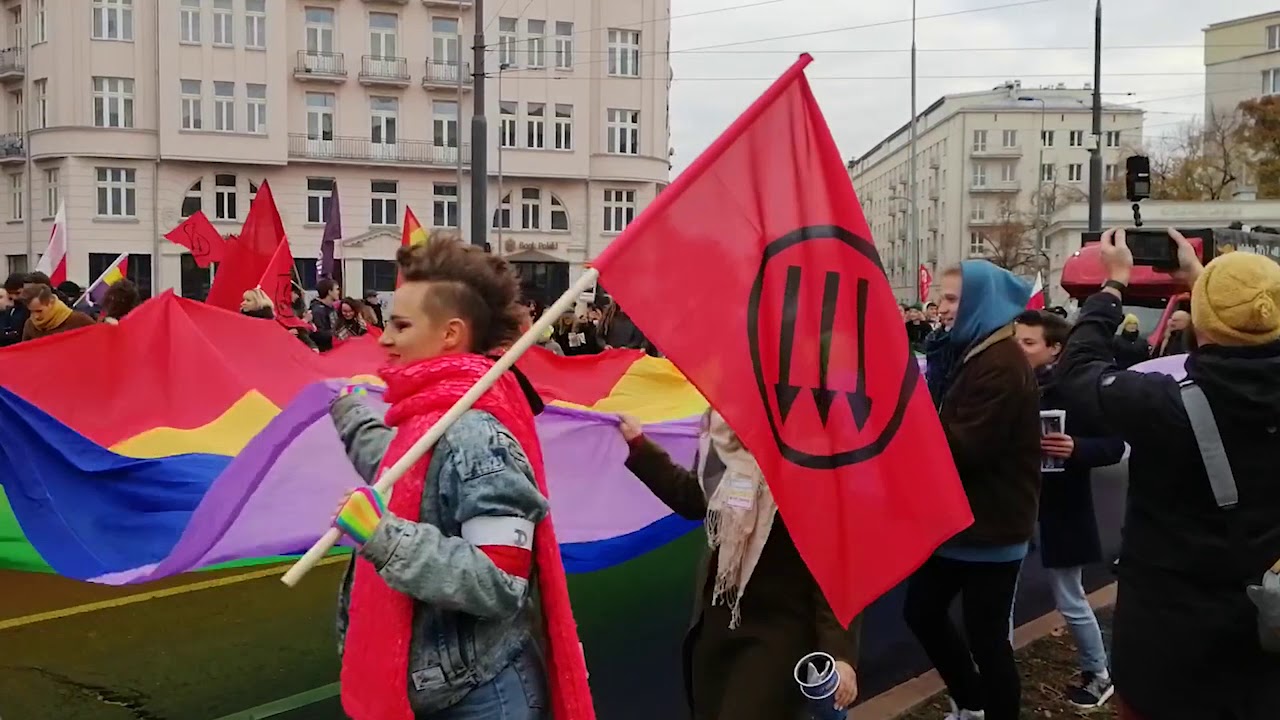 Marsz Antyfaszystowski Warszawa 11.11.2019 r