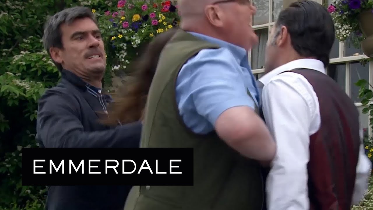 Emmerdale - Graham Tries to Provoke Cain Into a Fight