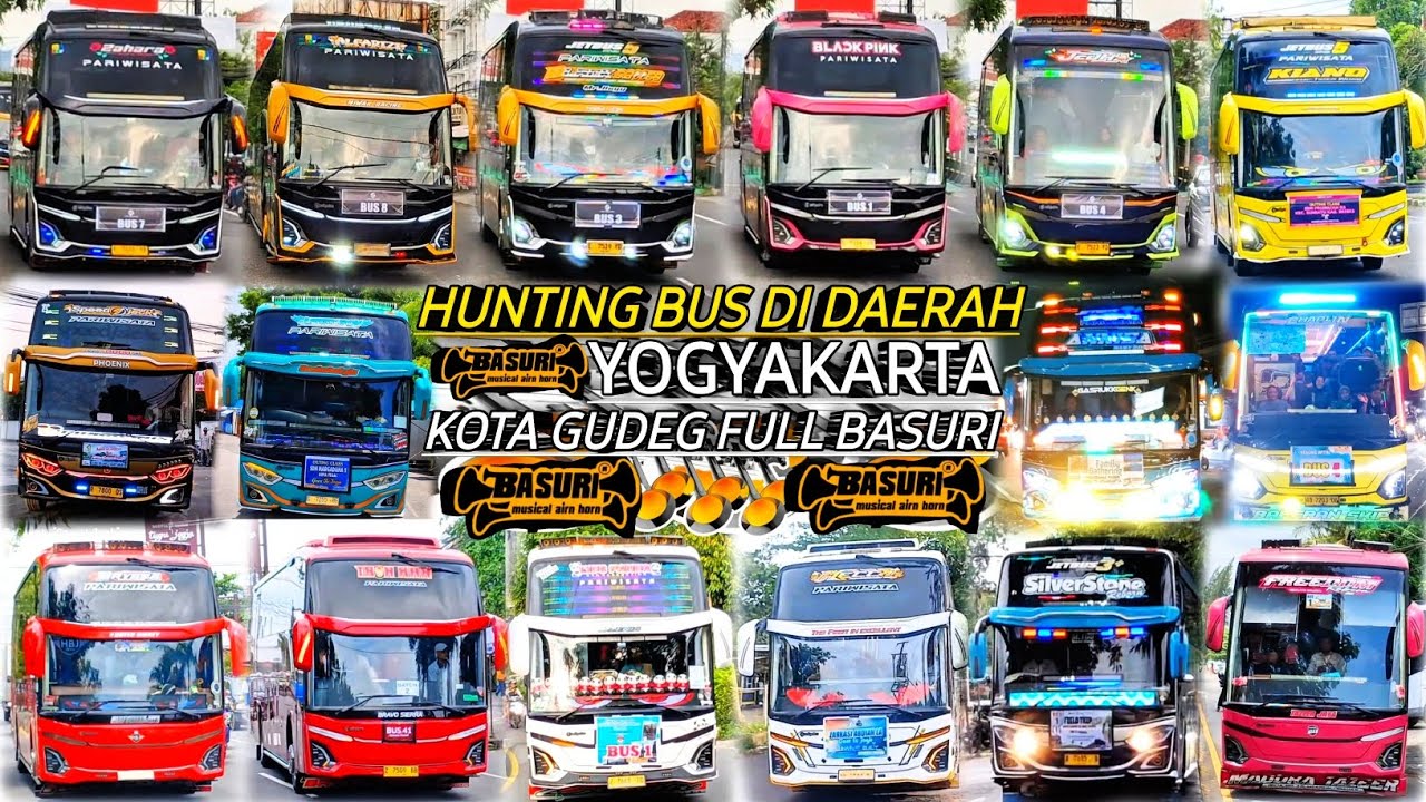 HEBOH‼️KOTA GUDEG DISERANG BUS ARTIS🔥😍,Hunting Bus di Daerah Kota Ngayogyakarto Full Basuri📢📢