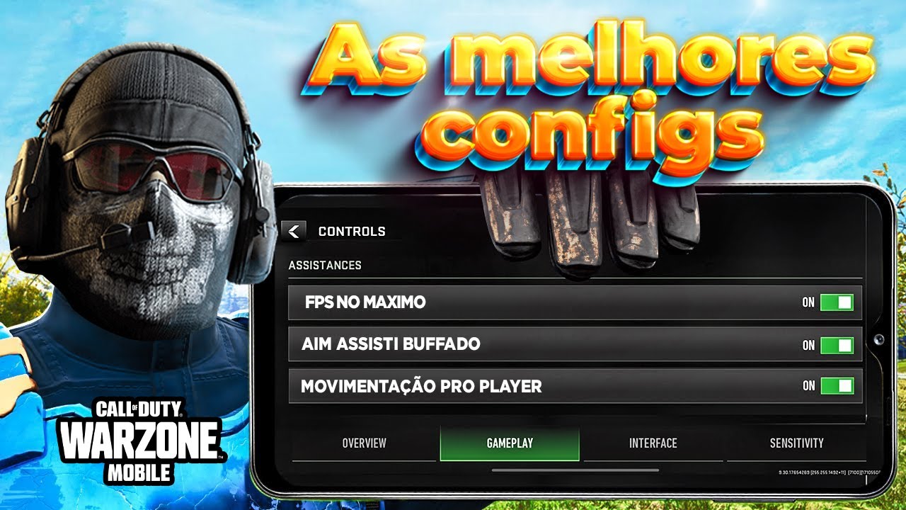 WARZONE MOBILE - AS MELHORES CONFIGURAÇÕES🔥🔥🔥  CALL OF DUTY WARZONE MOBILE