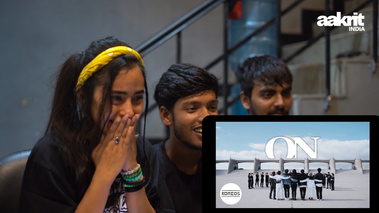 Dancers reacting to BTS - ON Dance Practice Video on demand | Aakrit India | #bts