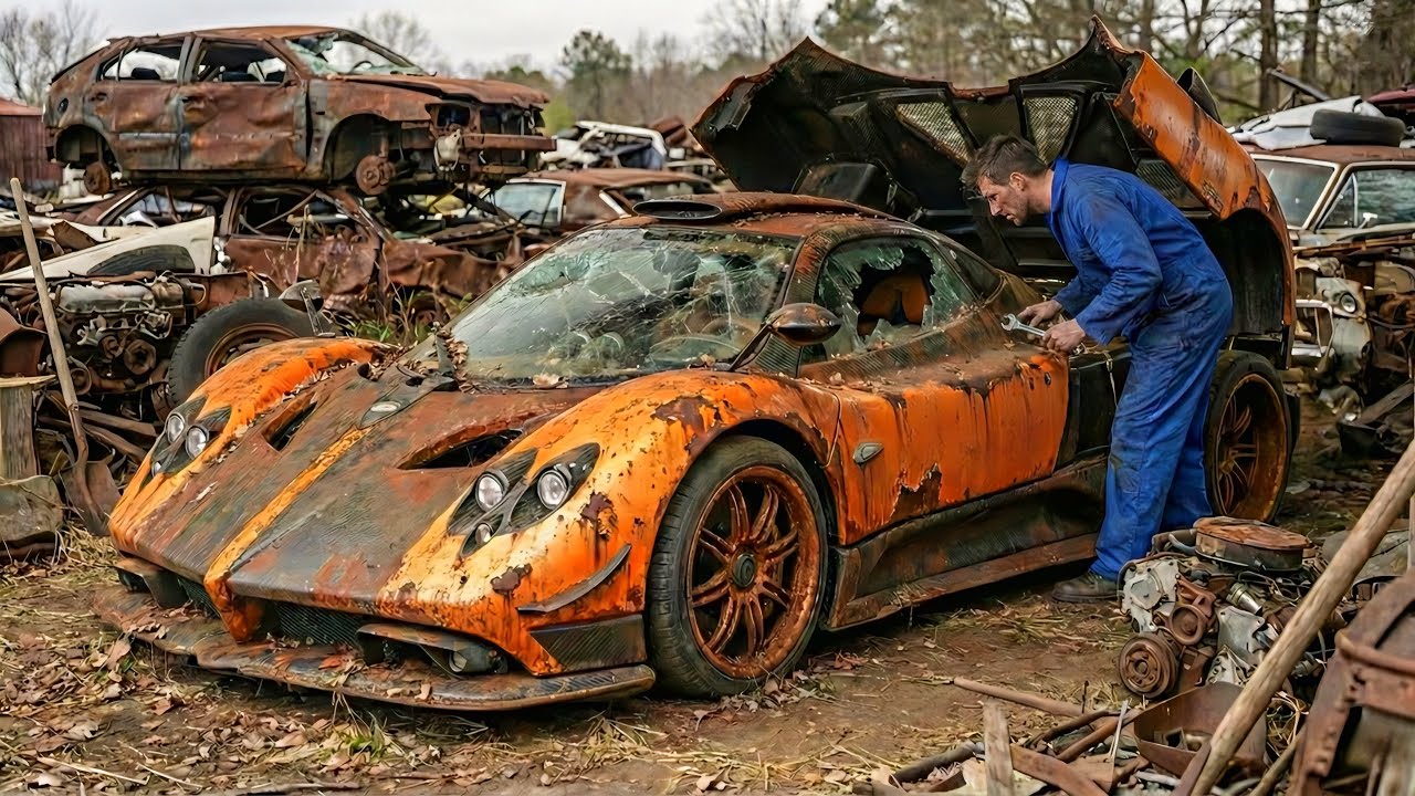 ASMR Car Restoration! Full Restoration of a Pagani Zonda from Total Disrepair to Looking New