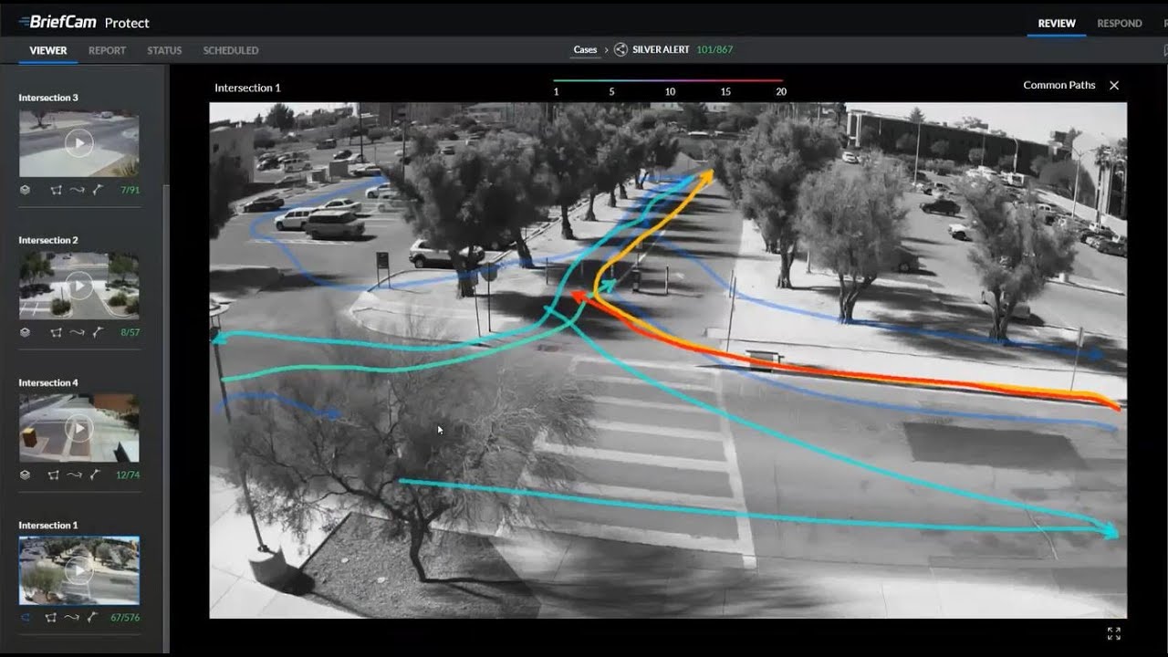 Demostración de analítica de video Briefcam con inteligencia artificial