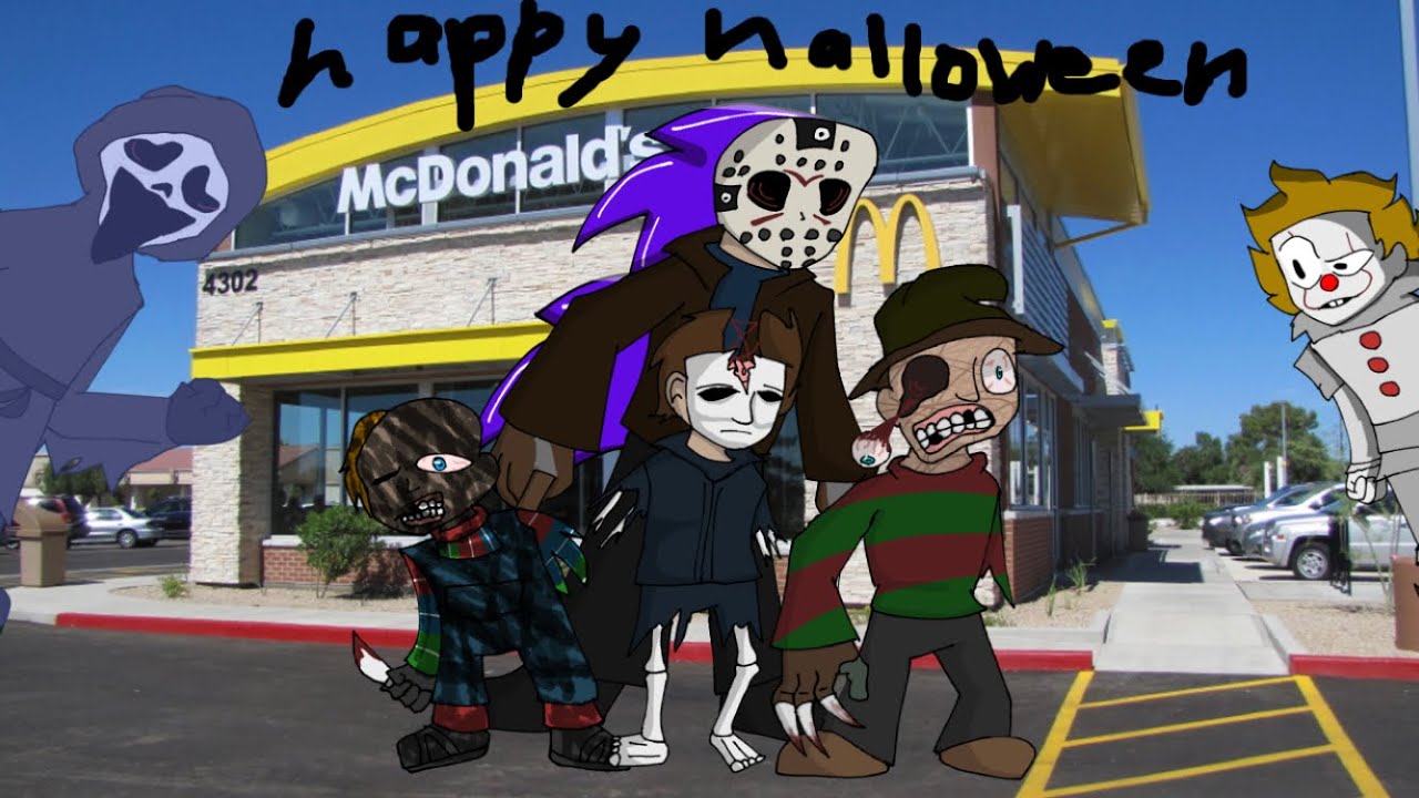 Four Way Fracture but Horror Movie Villains Sing it - (Friday Night Funkin') - FNF Cover