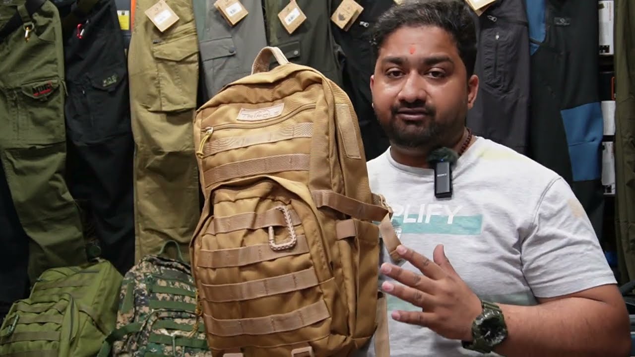 HIKING TACTICAL BACKPACK  TRIPOLE AND CLIFF CLIMBERS @Maa Durga Enterprises