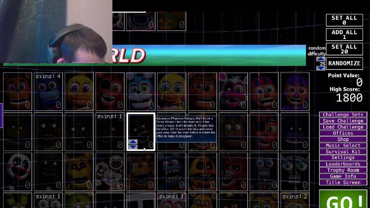ULTRA CUSTOM NIGHT CHALLANGE VIEWER PICK WHO TURN ON