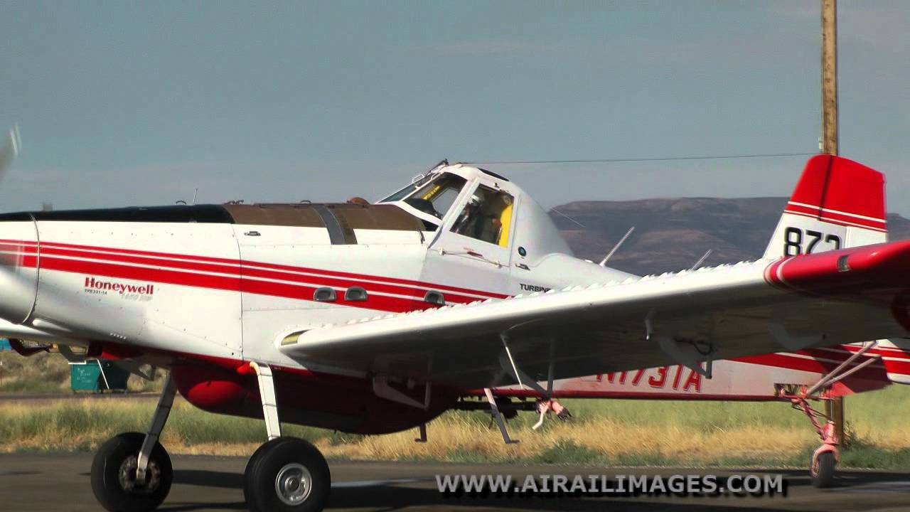 Firefighting Air Tanker Airfield Action at McDermitt, Aug. 19, 2012 (Reposted Oct. 6, 2012)