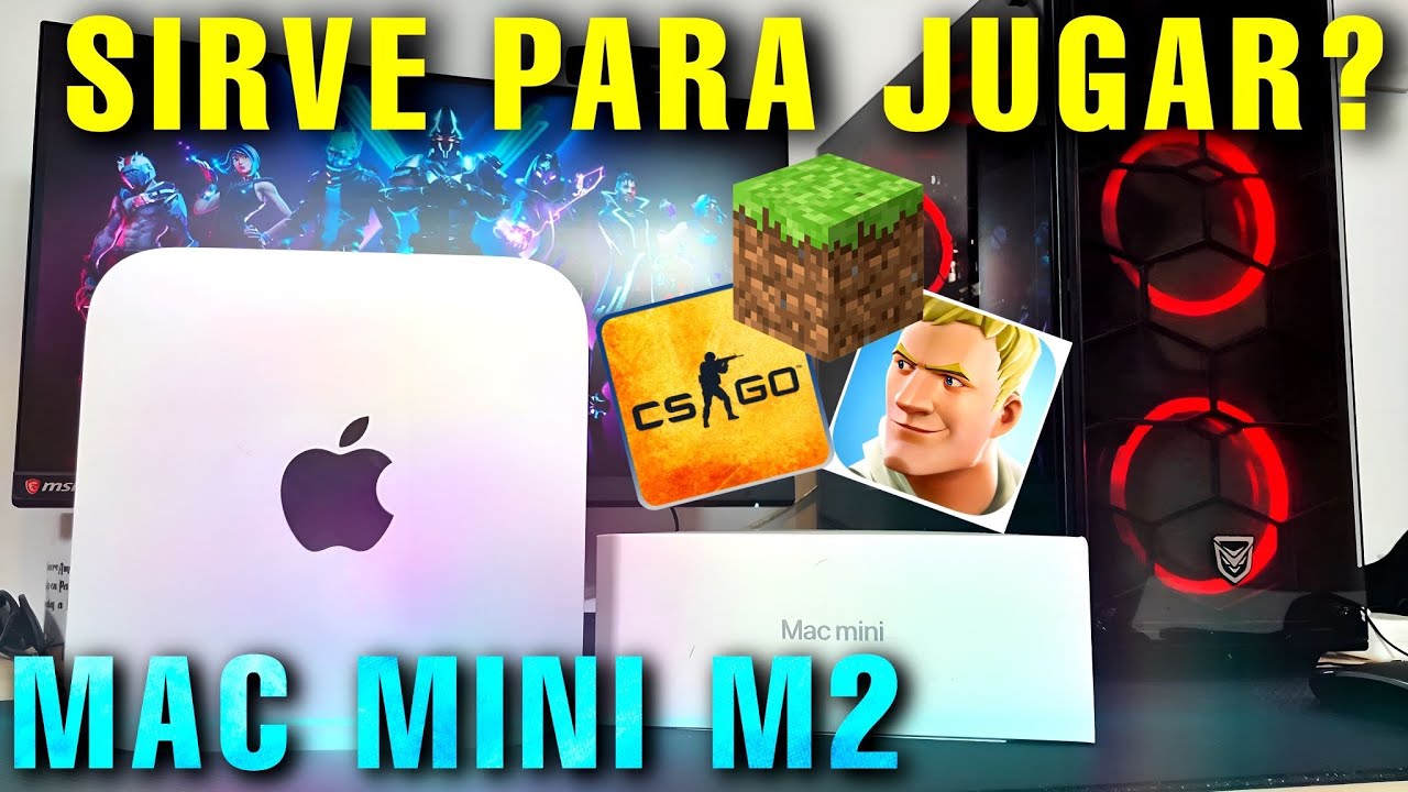 MAC MINI M2 Prueba en VIDEOJUEGOS 👾🍎🤩 Es MUCHO MEJOR