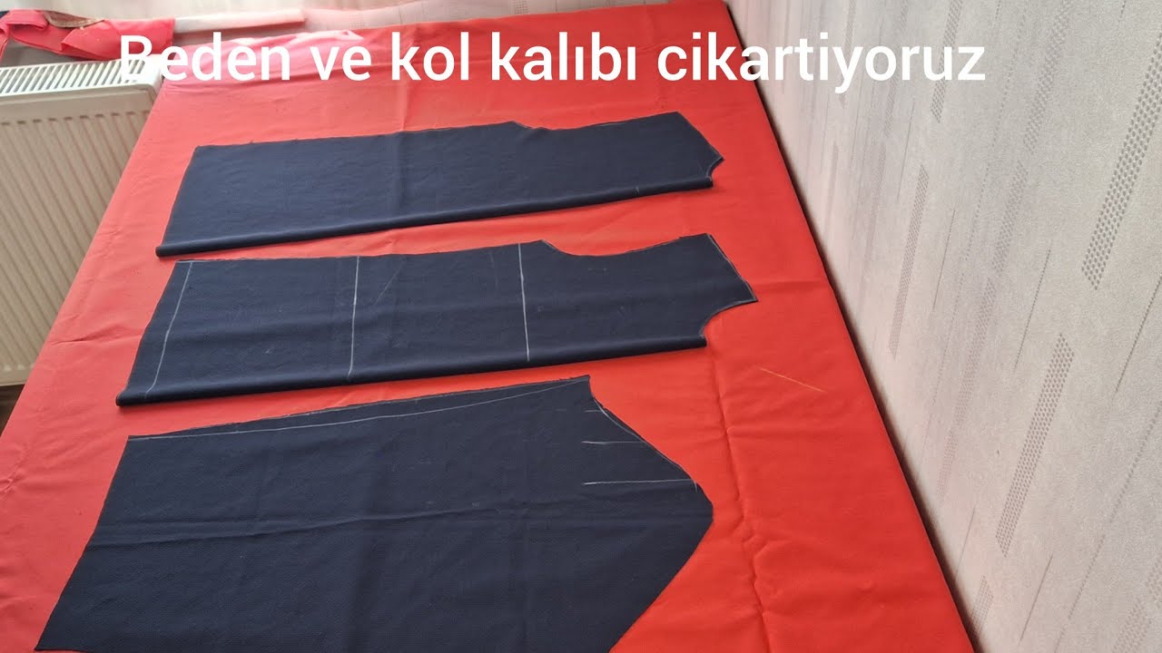 KENDI OLCUMUZE GÖRE  BEDEN VE KOL KALIBI CIKARTIYORUZ