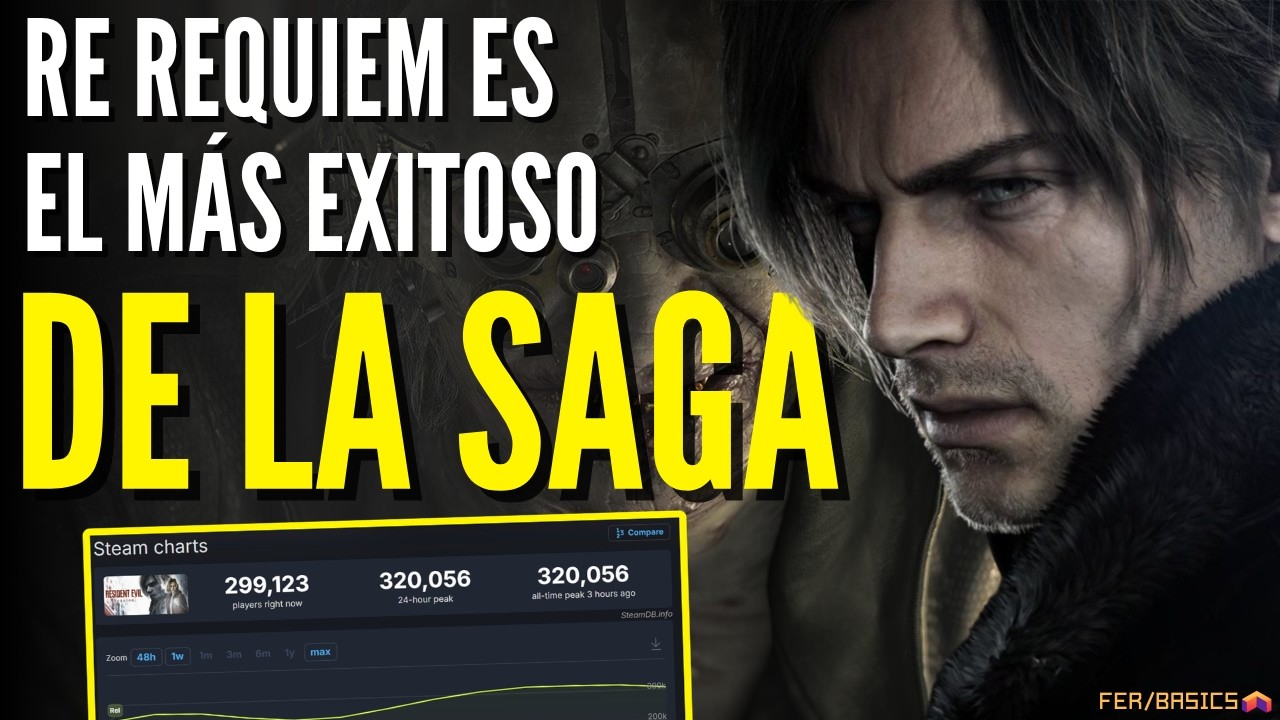 RESIDENT EVIL REQUIEM ES EL MÁS EXITOSO DE TODA LA SAGA EN STEAM