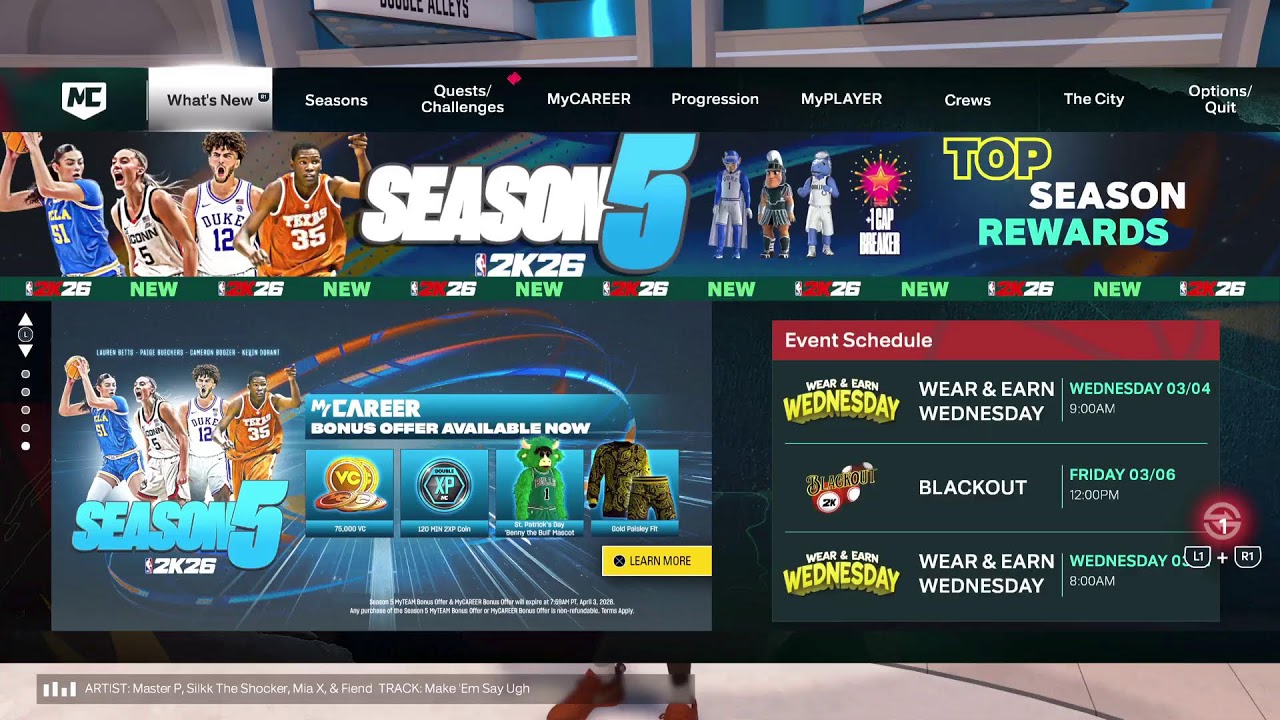 NBA 2K26 Running With subs