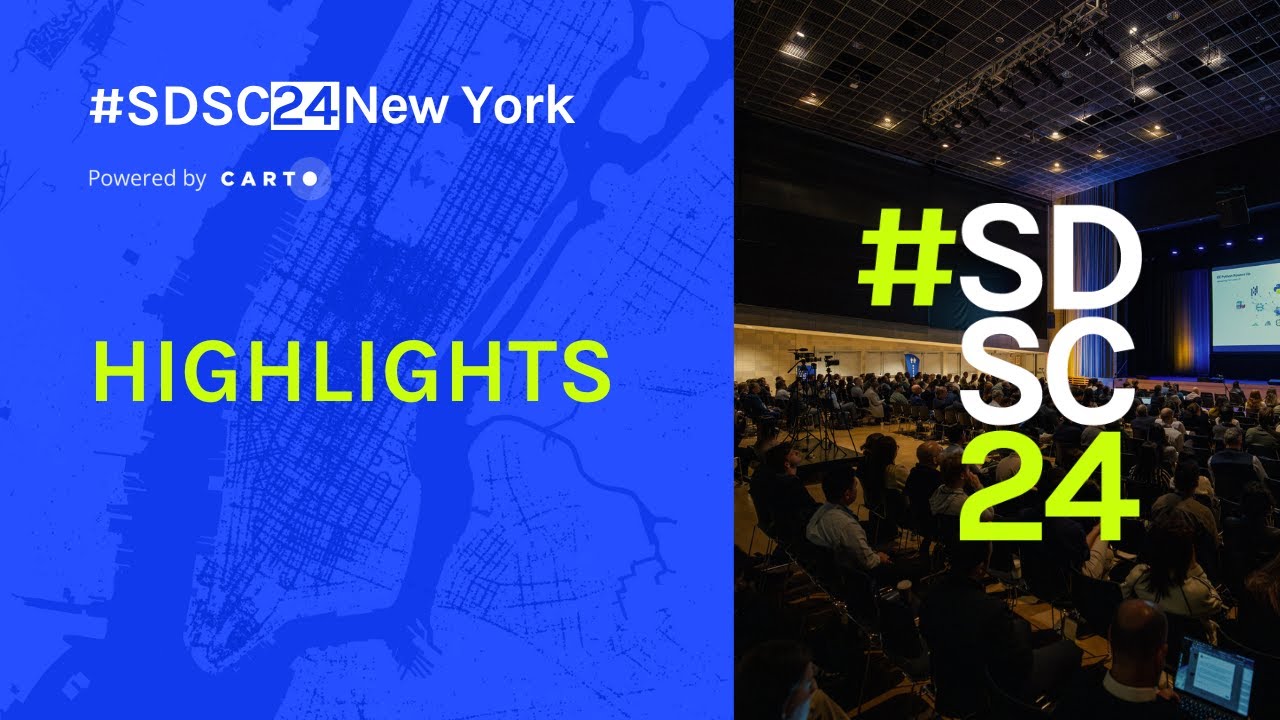 Spatial Data Science Conference 2024 #SDSC24 New York &ndash; Highlights Reel