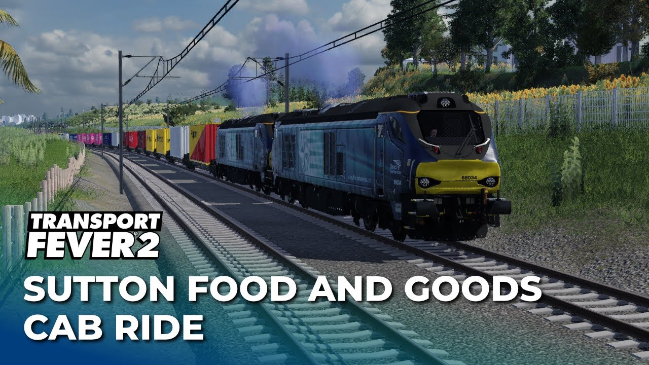 Sutton Food and Cargo Cab Ride (Transport Fever 2)