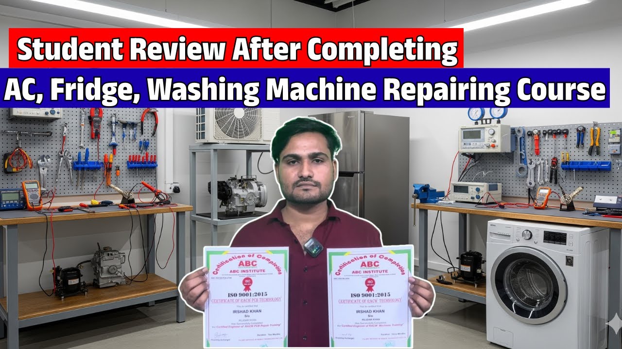 Student Review After Completing AC, Fridge & Washing Machine Repairing Course &ndash; ABC Institute