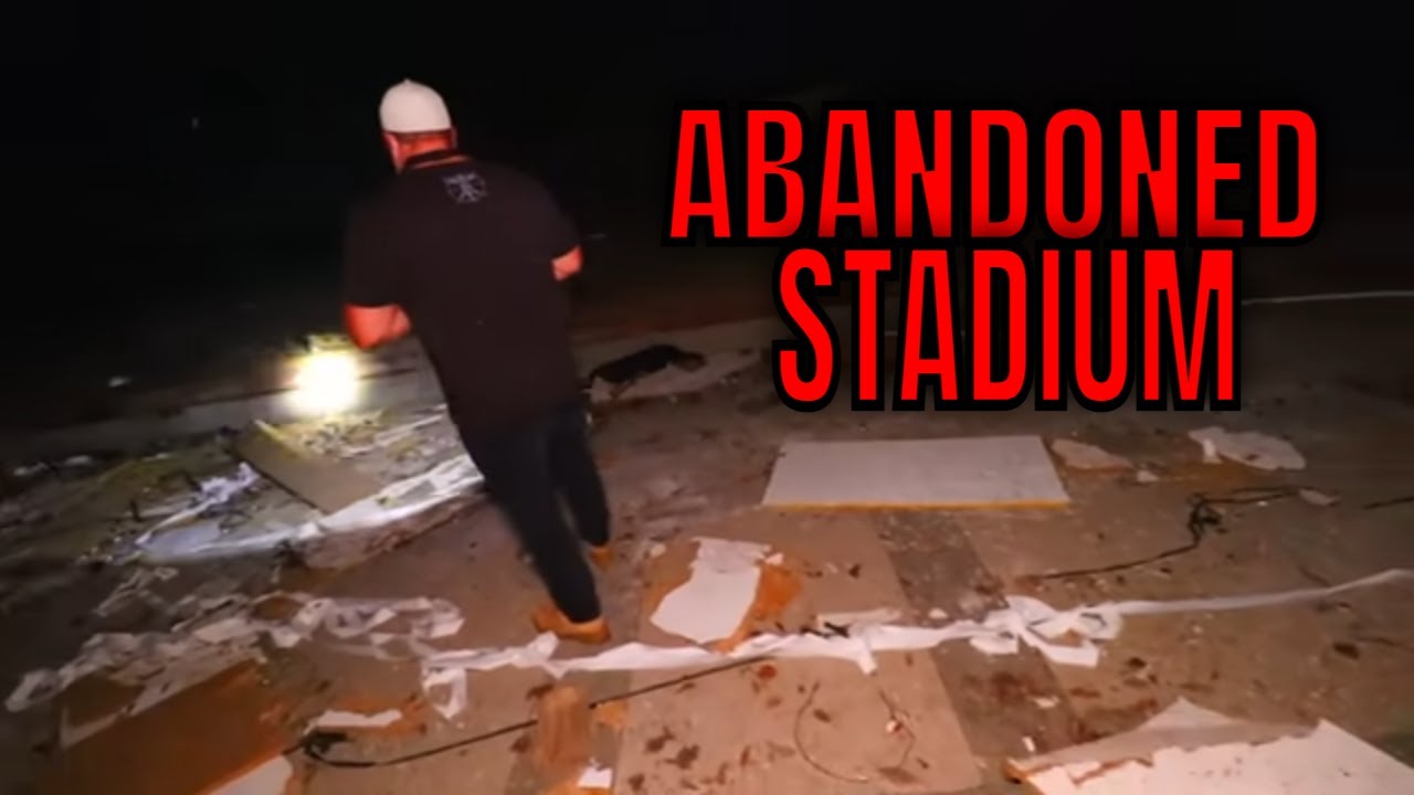 MASSIVE ABANDONED STADIUM | Exploring abandoned Jai Alai ARENA