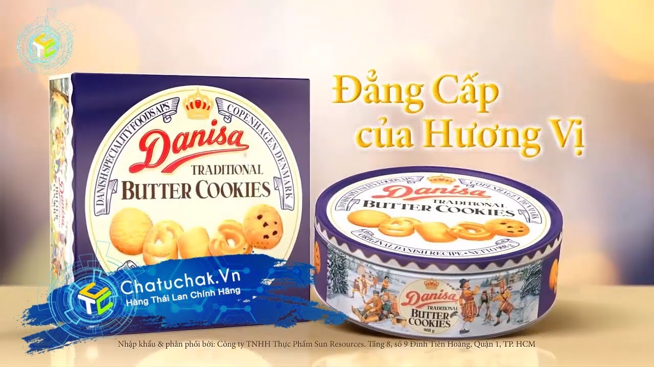【Chatuchak.Vn】Bánh Quy Bơ Hảo Hạng Danisa | Đẳng Cấp Hoàng Gia | Danisa TVC