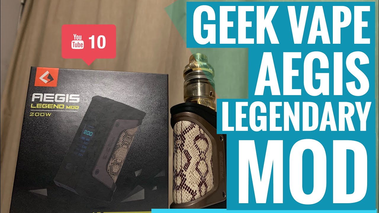 Geek Vape Aegis Legendary Mod 200W & FreeMax Meshpro Tank Review!