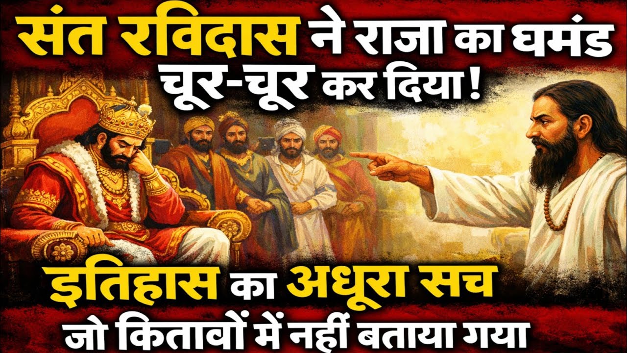एक घमंडी राजा और संत रविदास की सच्ची कहानी | आखिर क्यों राजा झुक गया चरणों में?#ravidas #history🙏🙏