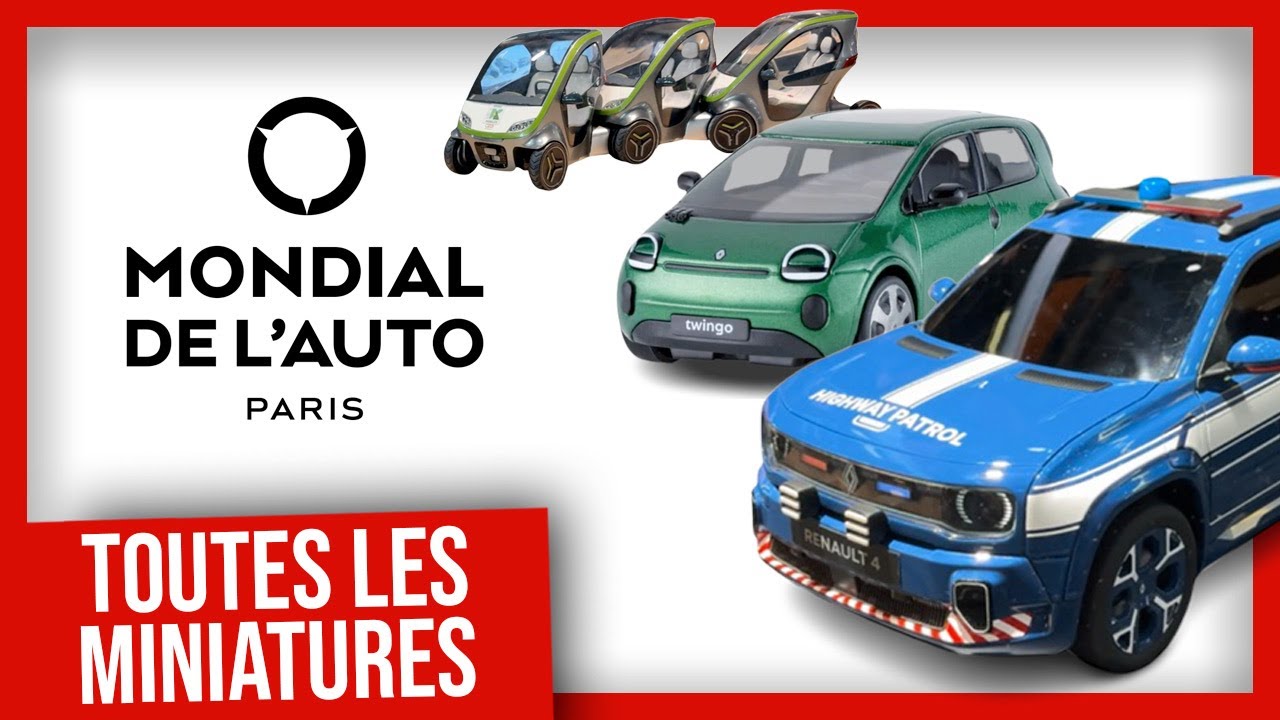 TOUTES les miniatures du Mondial de l'Automobile de Paris 2024
