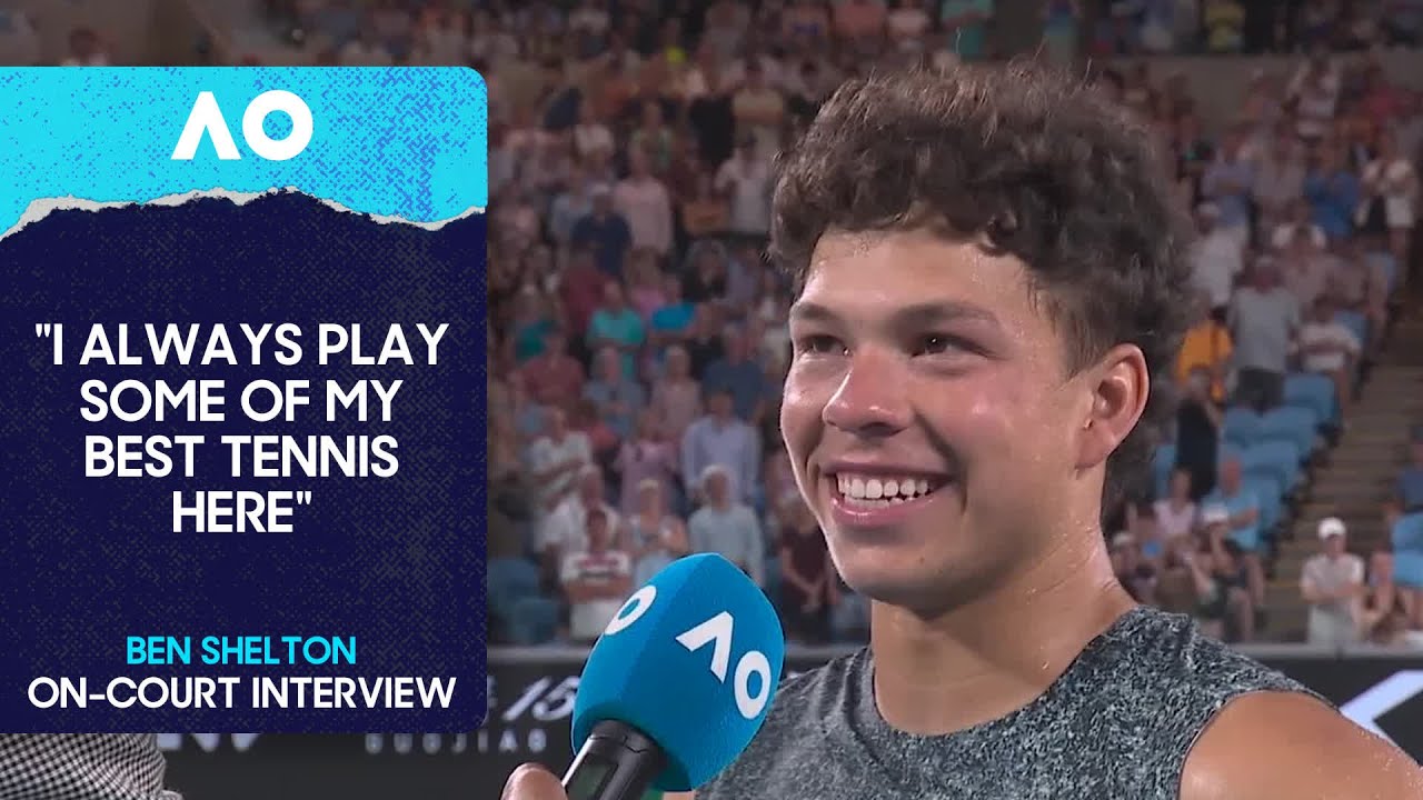 Ben Shelton On-Court Interview | Australian Open 2026 Third Round