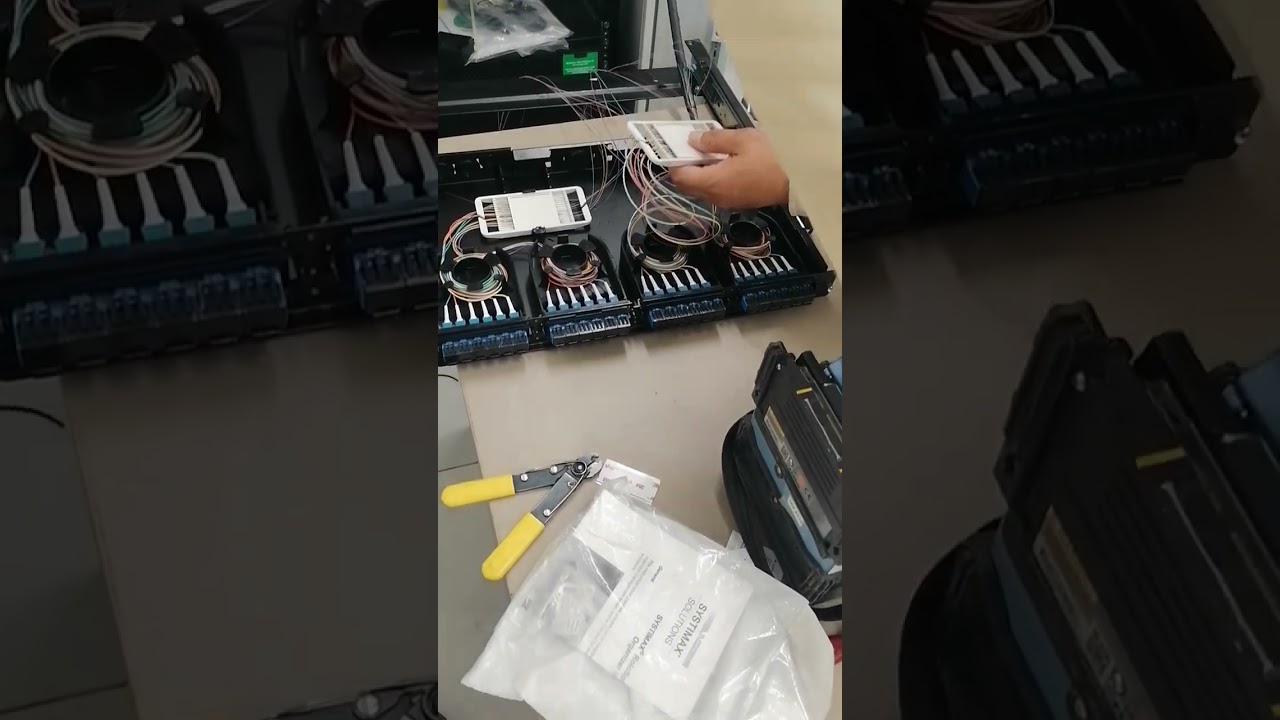 splicing fiber optic cable 