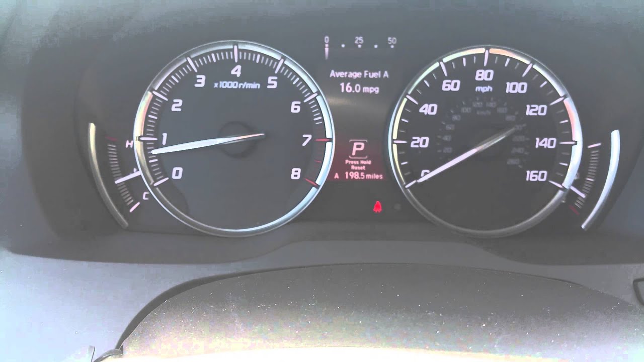 How to clear trip a and trip b in your Acura MDX.