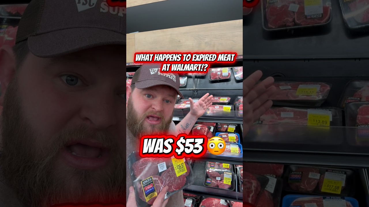 Что происходит с просроченным мясом в Walmart? Комментарии могут вас удивить. #шорты #walmart #пр...