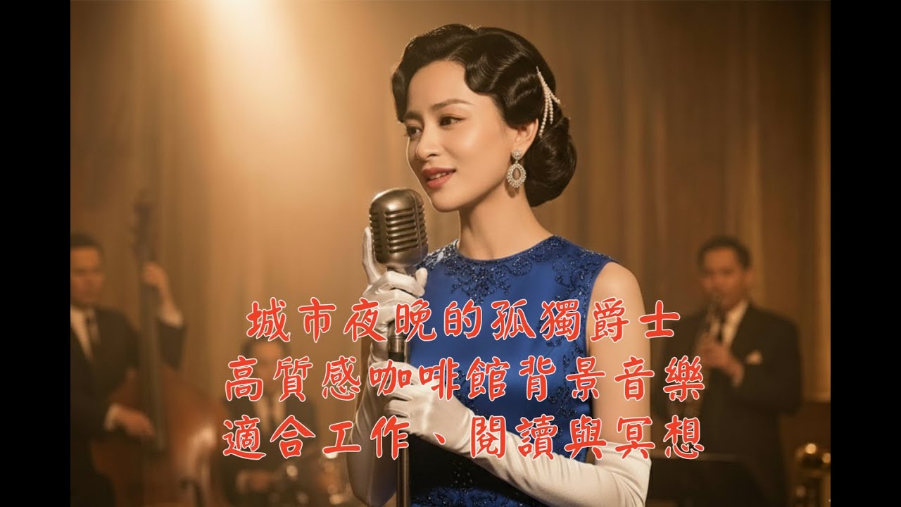 有人坐在我對面 City Jazz Mood｜咖啡廳爵士樂・放鬆音樂・1小時專注背景音樂