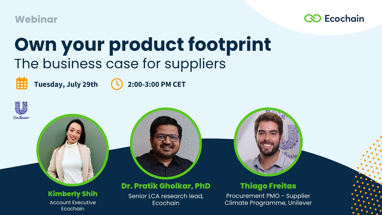 Own your product footprint: The business case for suppliers