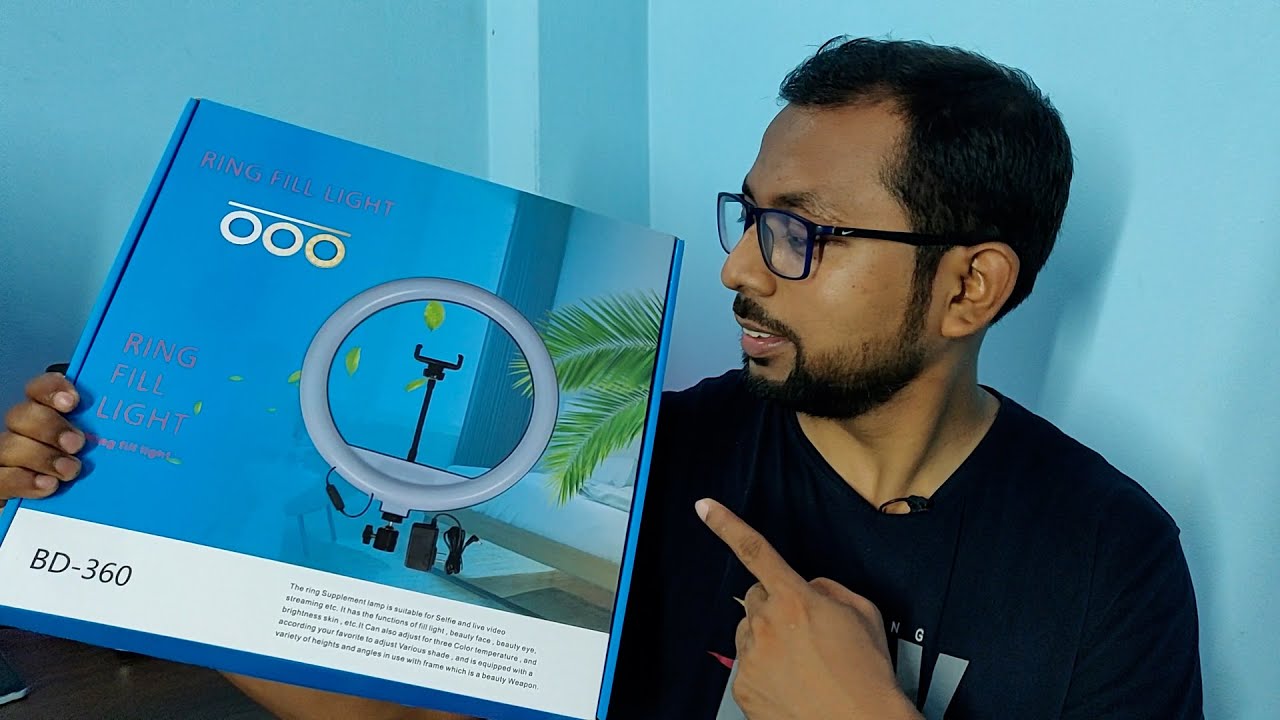All About Ring Fill Light BD 360 | Ring Light For Youtube,Facebook,Tiktok