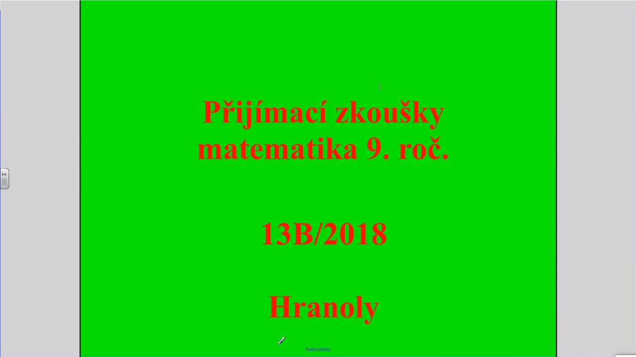 Objem hranolu - Př. 13_B (2018) | Přijímací zkoušky z matematiky na SŠ