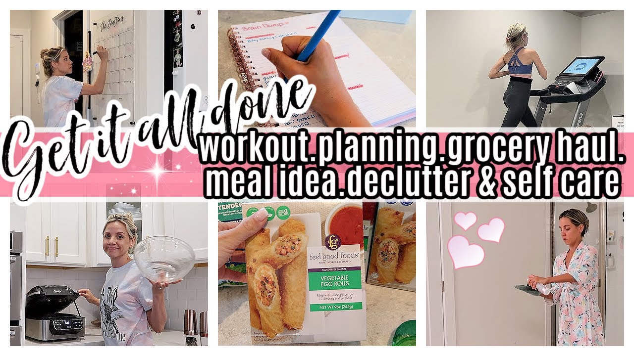 *NEW* GET IT ALL DONE WALMART GROCERY HAUL WORKOUT SELF CARE DECLUTTER COOK WITH ME TIFFANI BEASTON