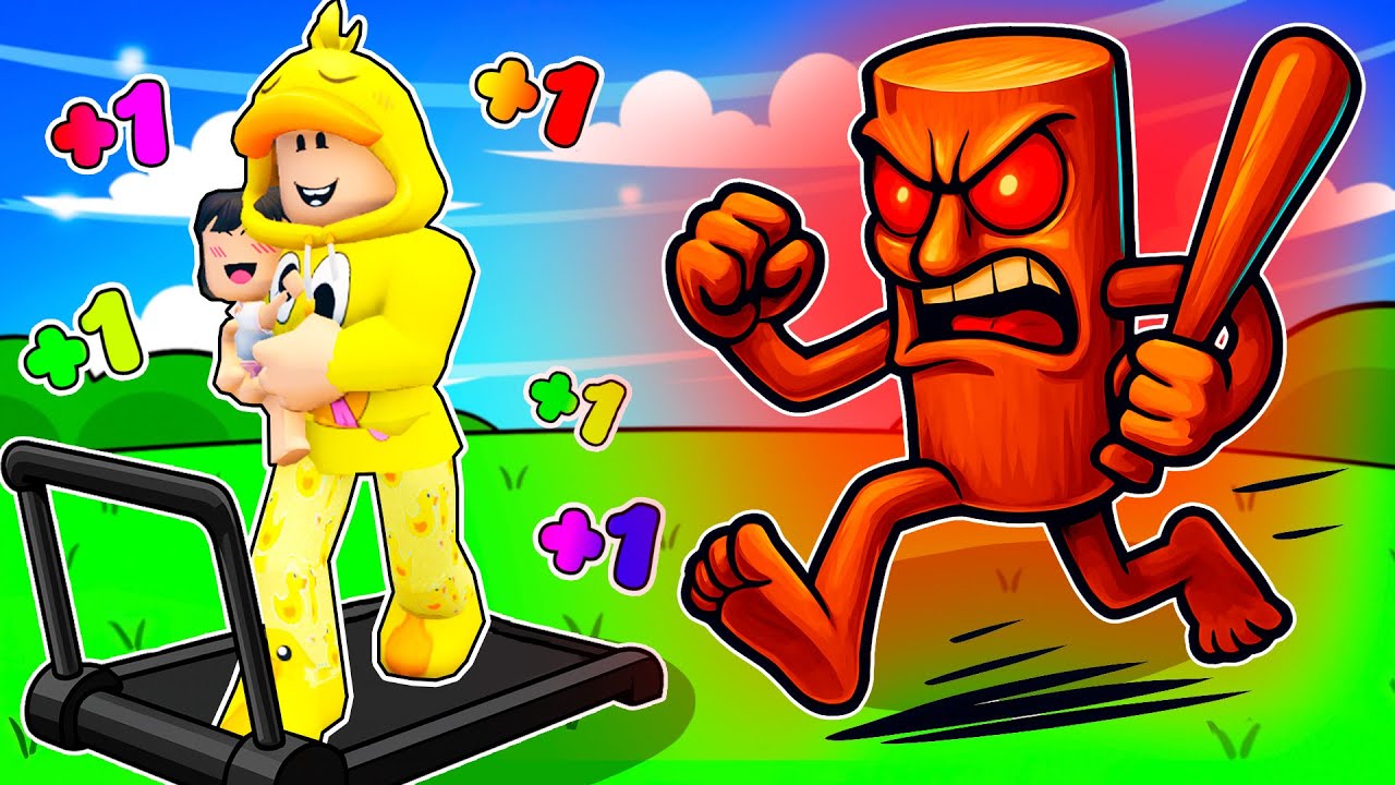 ESCAPA de los BRAINROTS GIGANTES en Roblox con Melina y Tina!
