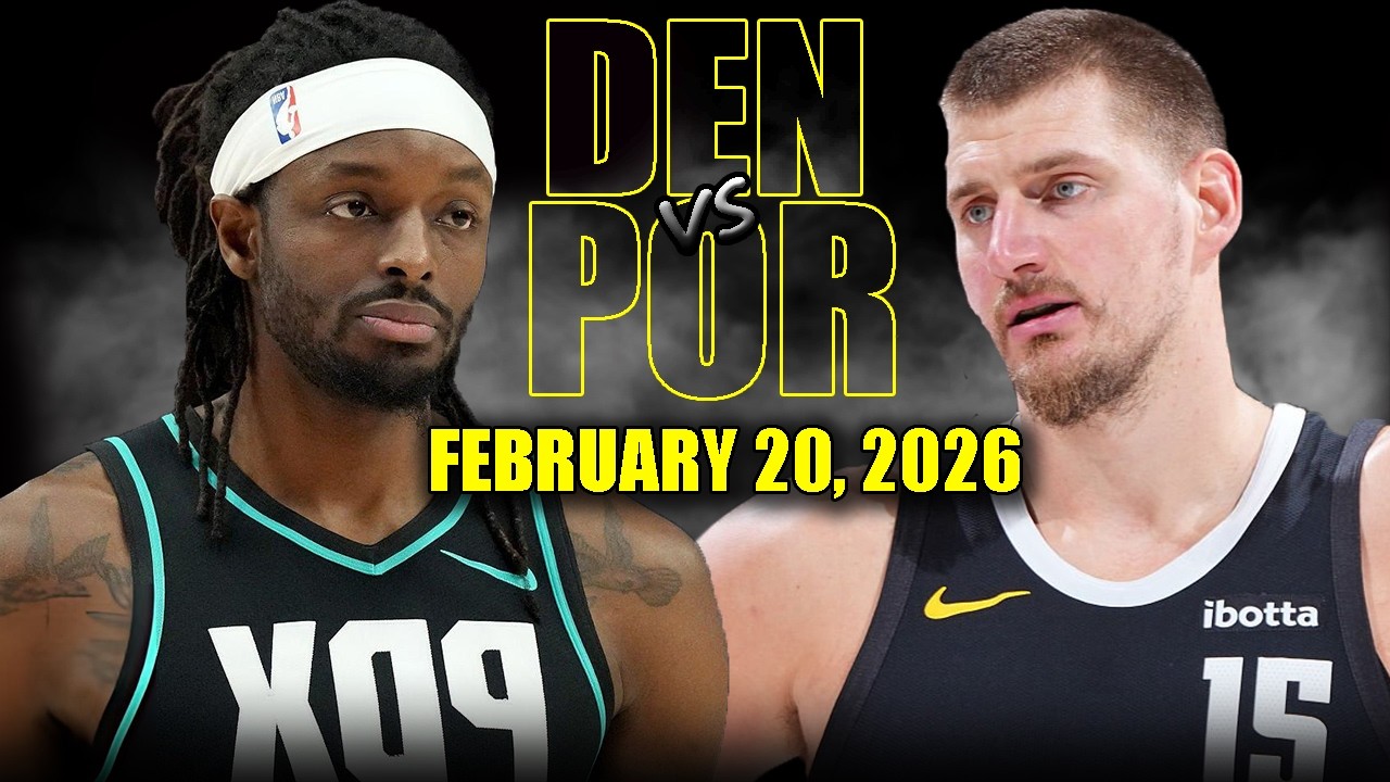 Denver Nuggets vs Portland Trail Blazers Full Game Highlights – February 20, 2026 | NBA Season