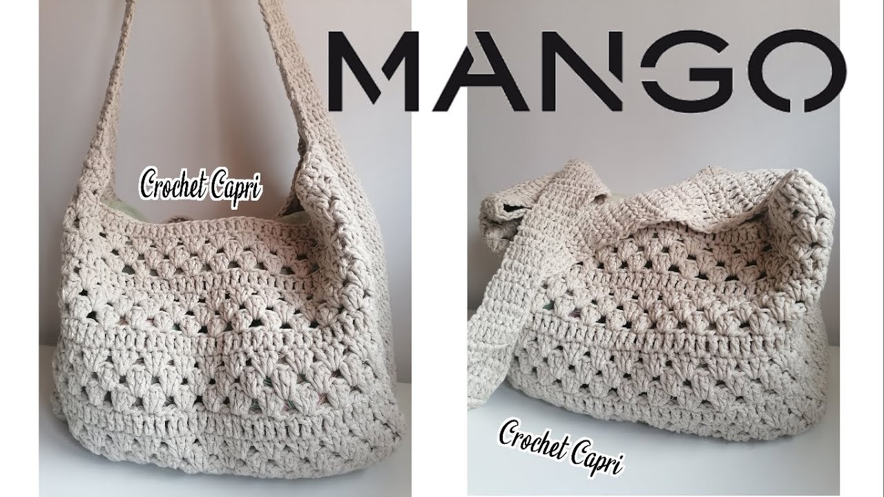 BOLSO MANGO A CROCHET⛱️☀️