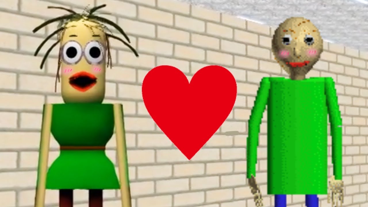 バルディ先生に彼女ができました。【バルミ先生登場】Baldi's Basics