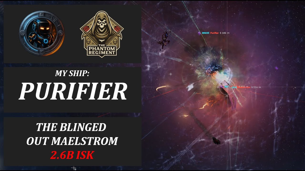 Blinged out Maelstrom get hunted - Eve Online PvP