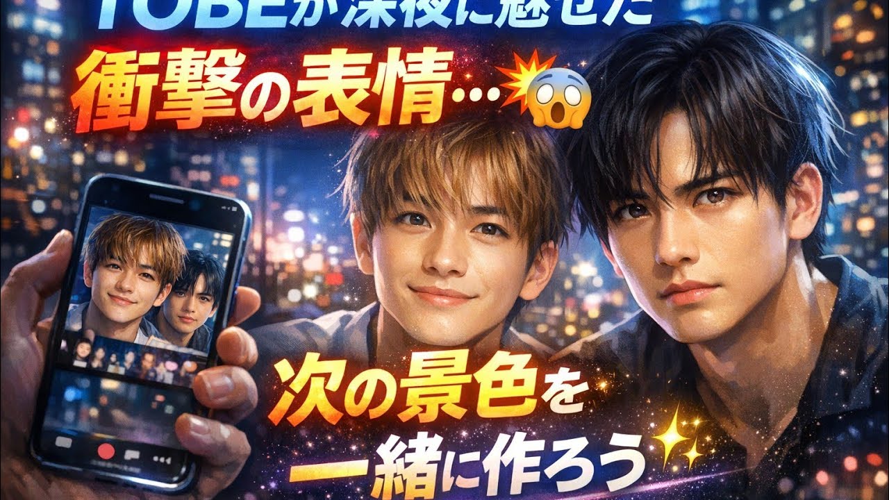 💥TOBEの衝撃の深夜投稿😲✨ メンバーの決意と涙の瞬間💖🔥