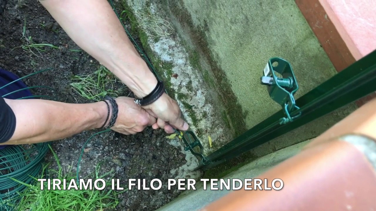 Installare una rete da recinzione