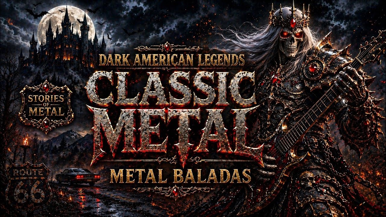Dark American Legends II: Classic Metal Ballads | Skull King Chronicles | 80s Epic Heavy Metal