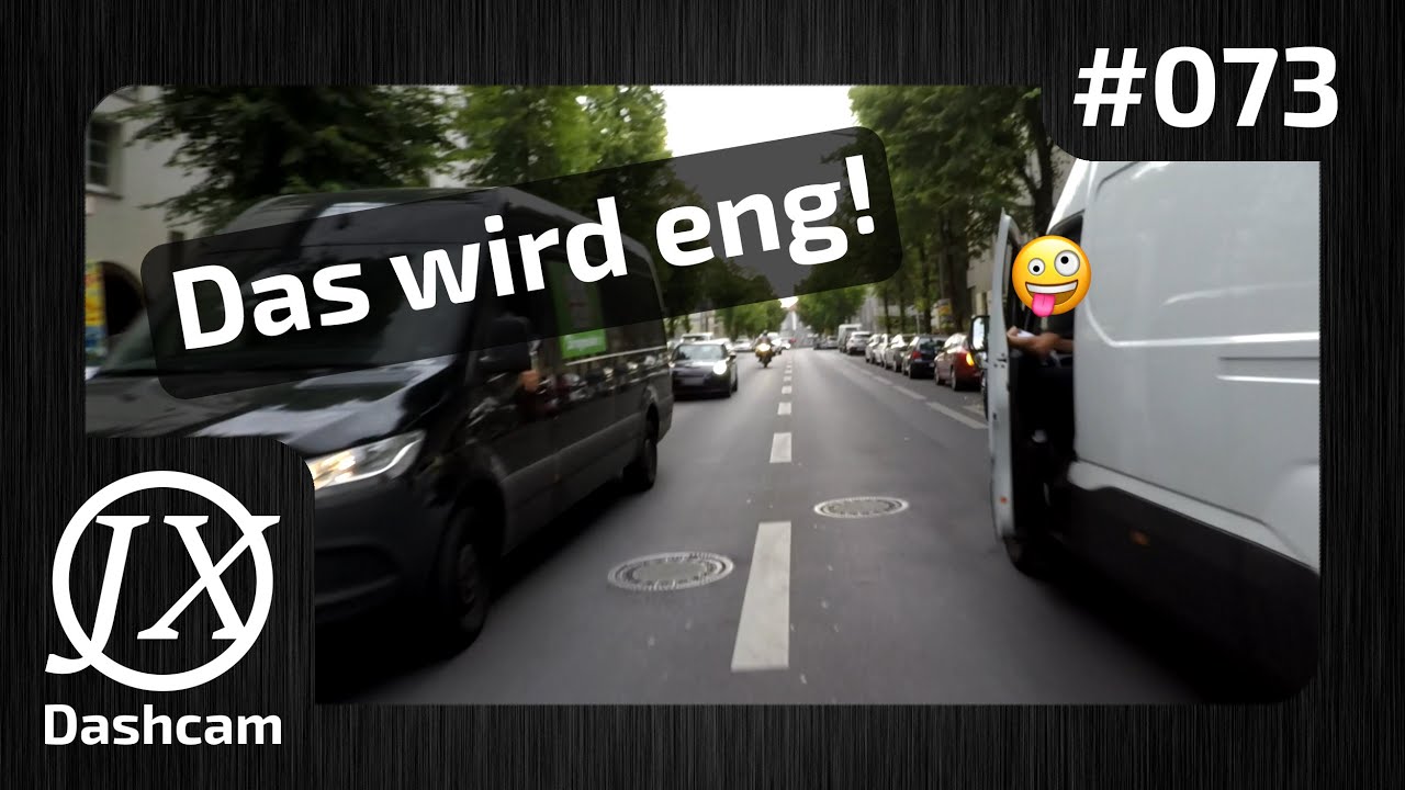 #073 Dashcam Compilation Berlin | Germany | #Geisterfahrer / dreist über rot & zu enges Überholen...