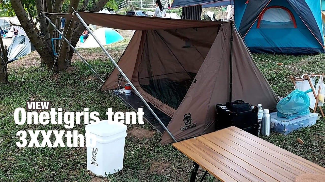 จุดกางเต็นท์ EP.83- พามาชม Onetigris รุ่น BACKWOODS BUNGALOW Ultralight Super Shelter