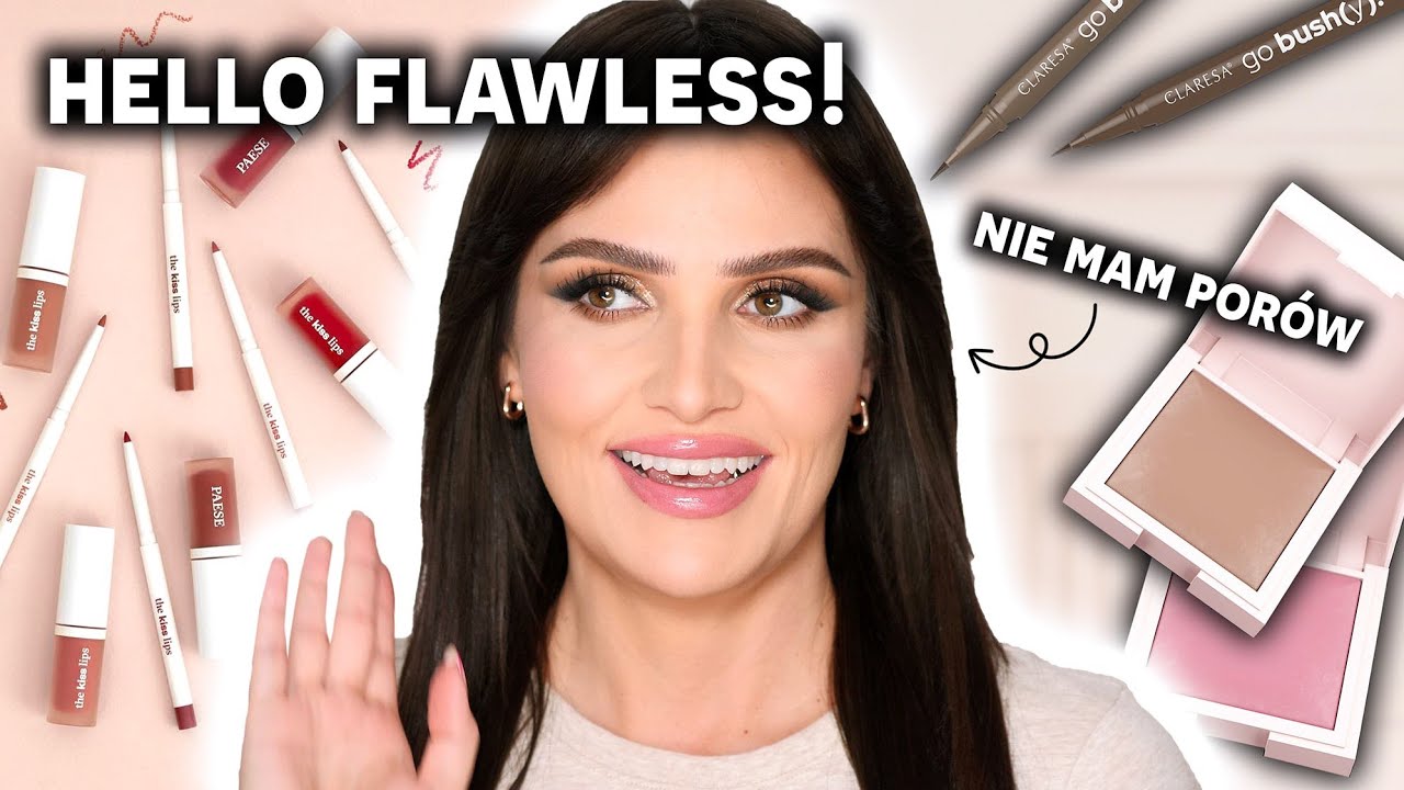 POLSKIE NOWOŚCI 😍 czyli szklana skóra, puchate brwi i maty marzeń 👍  Daso, Paese, Claresa, Ibra
