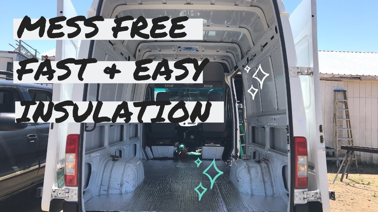 DIY Sprinter Step #1 - What is the Best Insulation? 3M Thinsulate + Reflectix & Gutting out the Van